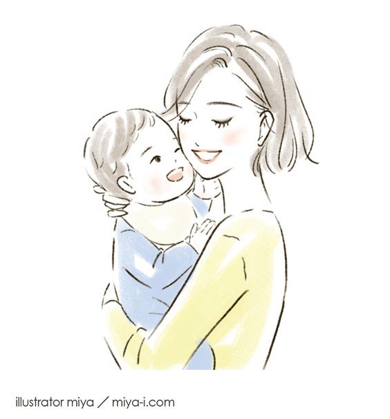 子供と母親のイラスト素材44460462- PIXTA