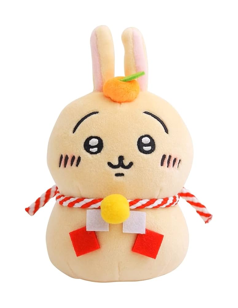 最終値下げ ちいかわ うさぎ 起き上がりこぼし お正月 マスコット セット ちいかわ」たちがお正月の