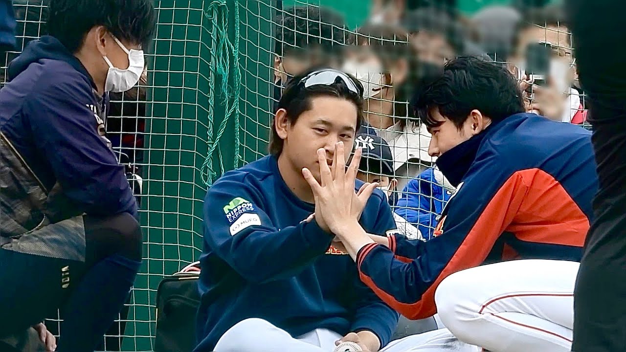 マイアミでも仲良しな佐々木朗希&宮城大弥カップル！ 佐々木朗希宮城大弥仲良しカップル仲良しカップル侍ジャパンマイアミTikTok