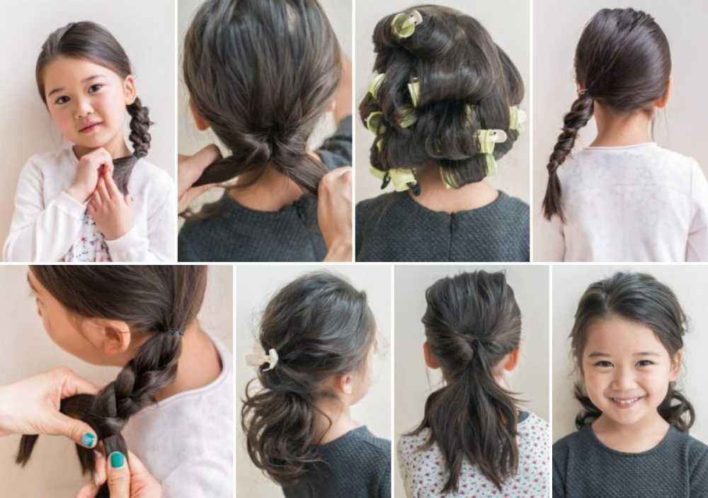学校の行事にも 三つ編みだけで作れる可愛い子どものヘアアレンジ♡4yuuu