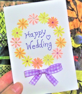 結婚祝いのメッセージカードをおしゃれに手書きするアイデア6選