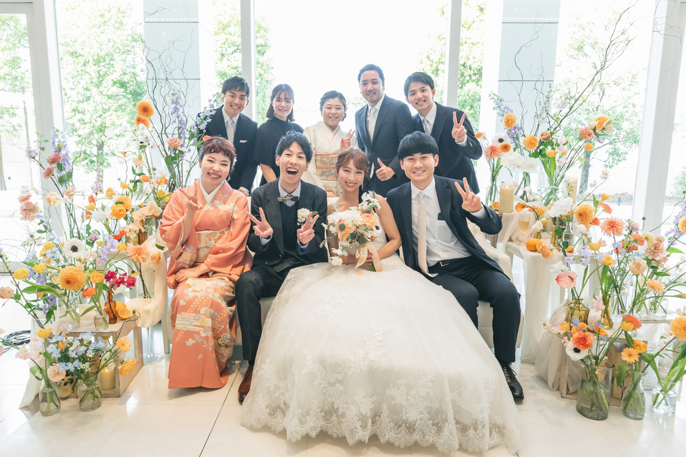 ◇ナチュラル ホワイト＆グリーン 90cm テーブル装花◇ウエディング メインテーブル 高砂 結婚式場 フラワーアレンジ ブーケ BlueFlower 通販 8508587Creema クリーマ
