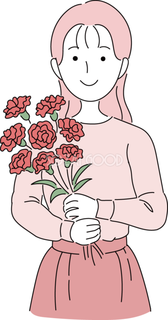 お母さんのイラスト - ONWAイラスト