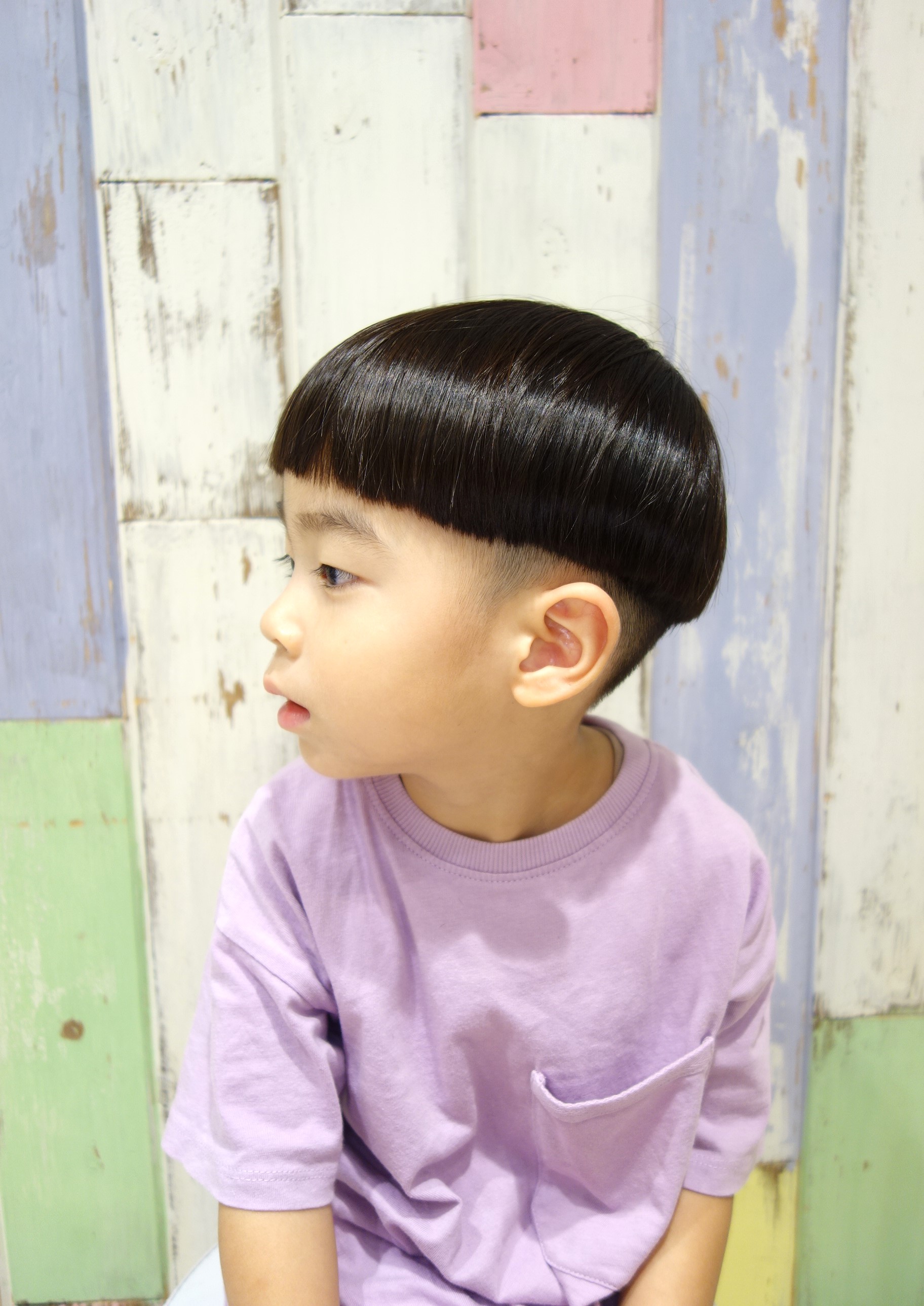 ☺︎ ハンサムショート🩵 French boyイメージ🇫🇷 ・ ・ ・ショートボブ 子供カット 幼児ヘアスタイル子供美容室足利 キッズカット ミルクティーカラー 小学生男の子カットInstagram