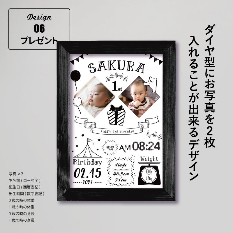 選び取りカードの無料テンプレート 1歳の誕生日をお祝い！簡単ダウンロードFUNmily by fotowa