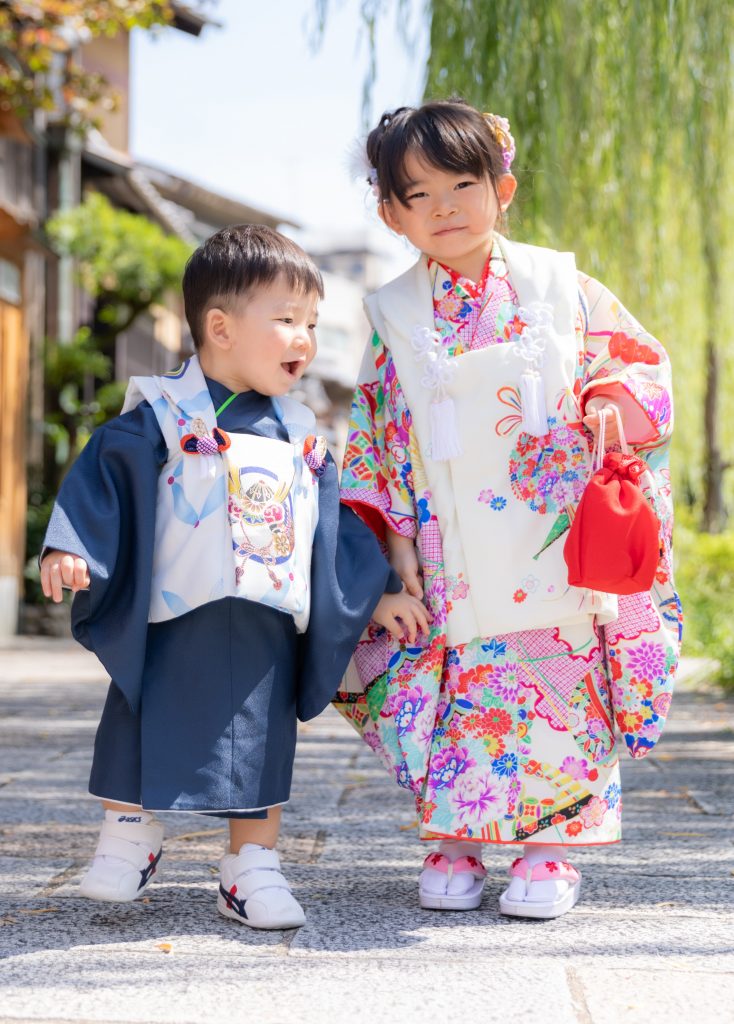 5歳の七五三記念写真撮影 大切に伸ばしてきた長髪でかっこよく 店舗ブログプレシュスタジオ