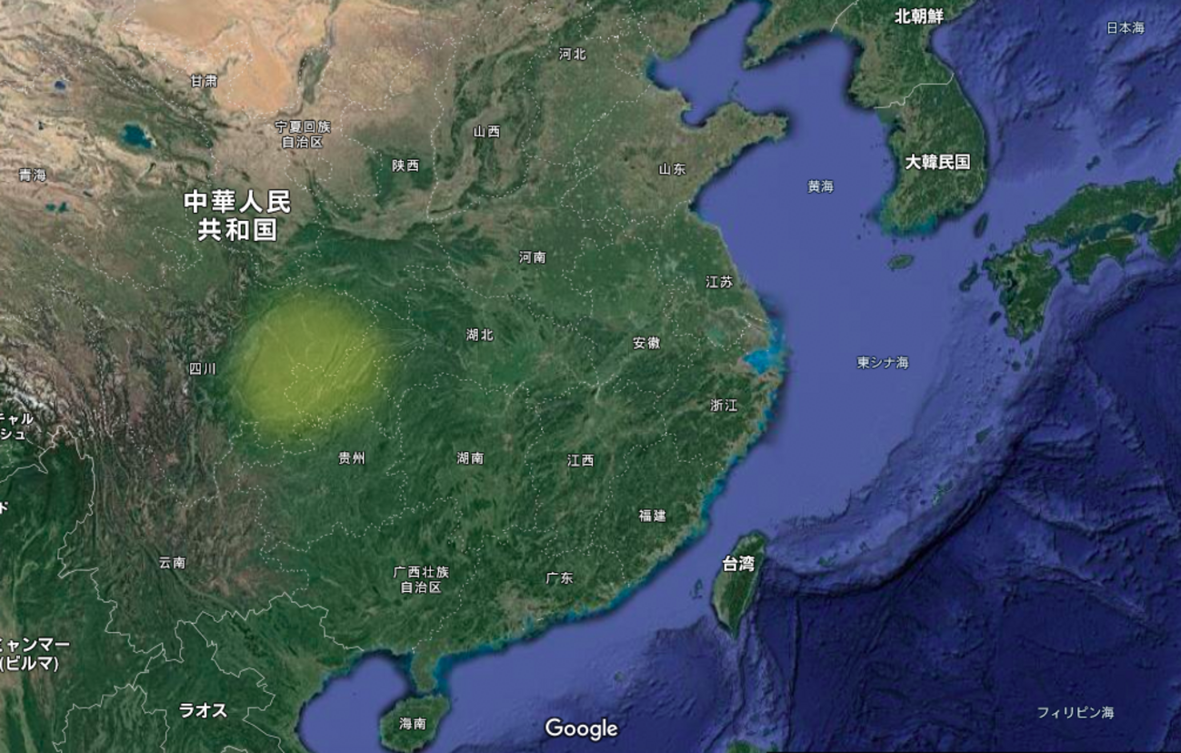 中国人美人が多い地域TikTok