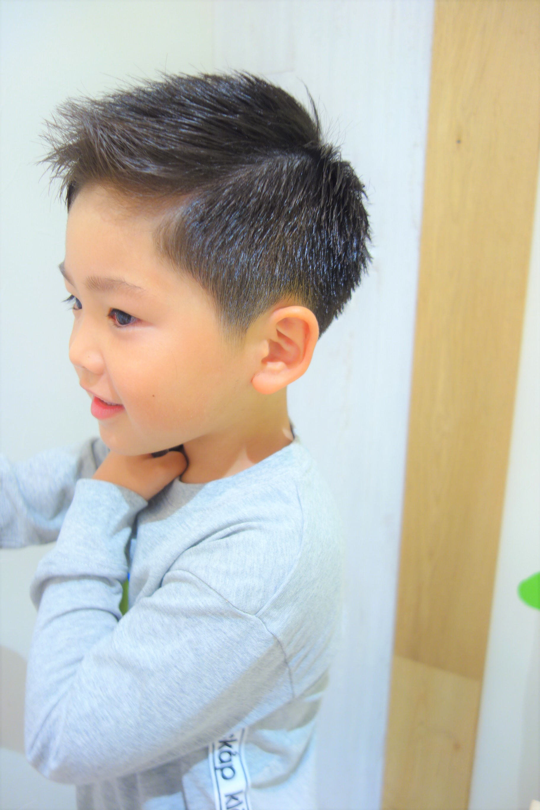 子供カット男の子札幌大通のショートカットが人気な美容室G grow ジーグロウ
