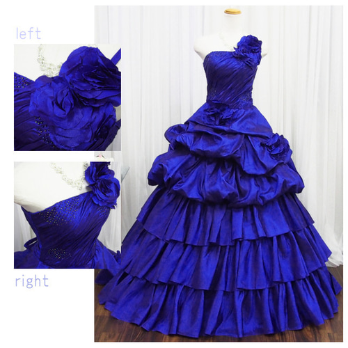 なりたい姿は濃淡で決まる！水色、ネイビーetc.ブルーのウエディングドレスゼクシィ