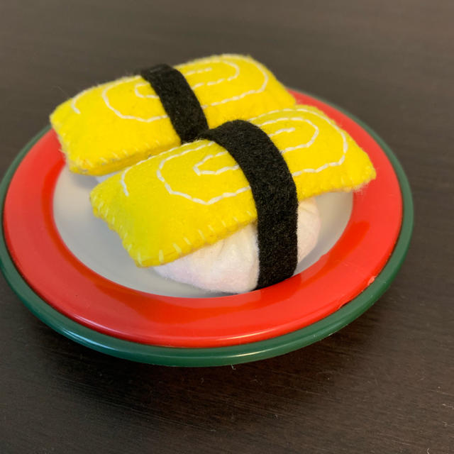 お寿司大好き フェルトおままごと フェルトのおもちゃ 知育 保育 寿司桶 日本海外土産 SUSHI JAPANESE おもちゃ・人形 名札屋さん＊らびりー通販 11861634Creema クリーマ