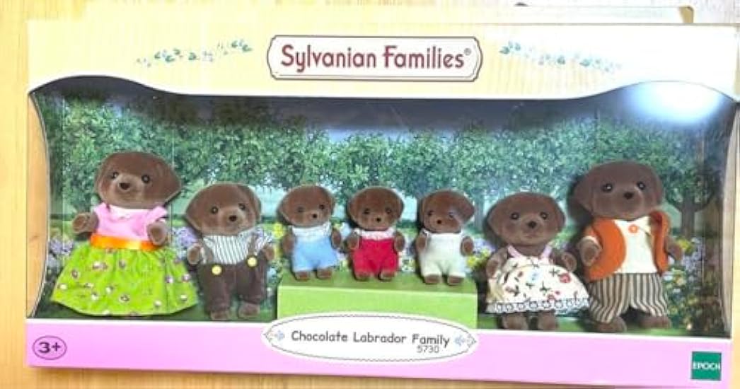シルバニアファミリー チョコレートラブラドールファミリー 赤ちゃん シルバニアファミリー - シルバニアファミリー チョコレート