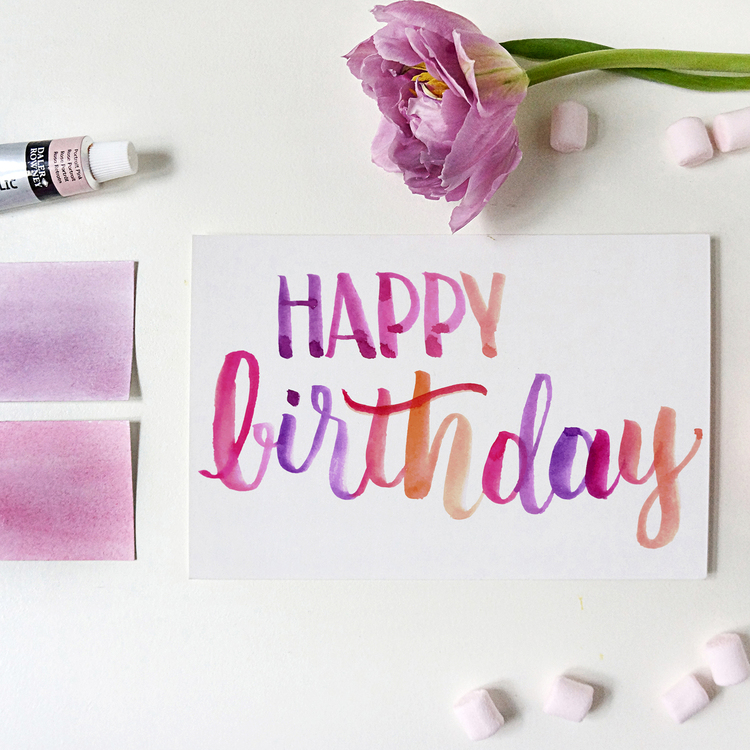 無料素材で作る！おしゃれな手作りお誕生日カード！WOLCA