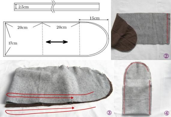 ねこ型ポシェットの作り方│koshirau 拵う こしらう