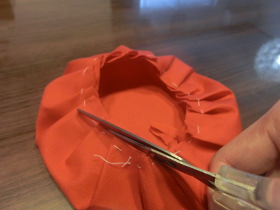 ちゃんちゃんこの作り方⑥帽子をつくる - ponsh's 手作りメモ