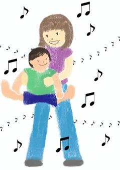 リトミックのイラスト・音楽・無料イラスト
