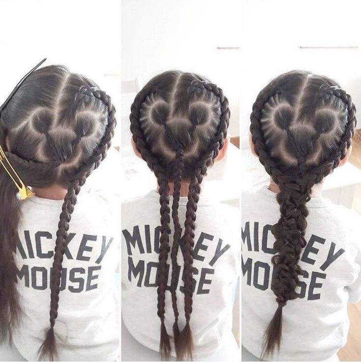 ミニーちゃん風ツインお団子❤︎女の子のママ必見！子供のヘアアレンジ♡