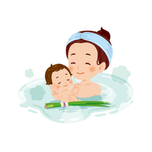 こどもの日🎏菖蒲湯に入ったけど、頭に菖蒲を巻くのは断固拒否されました😂 まだ病み上がり？というか微熱あるのでお祝いごはんは後日。日中は生まれてから1番くらいに不機嫌でどうしようもなく、しょうがないからのたうち回っている横に納豆を置き「無理に食べさせよう