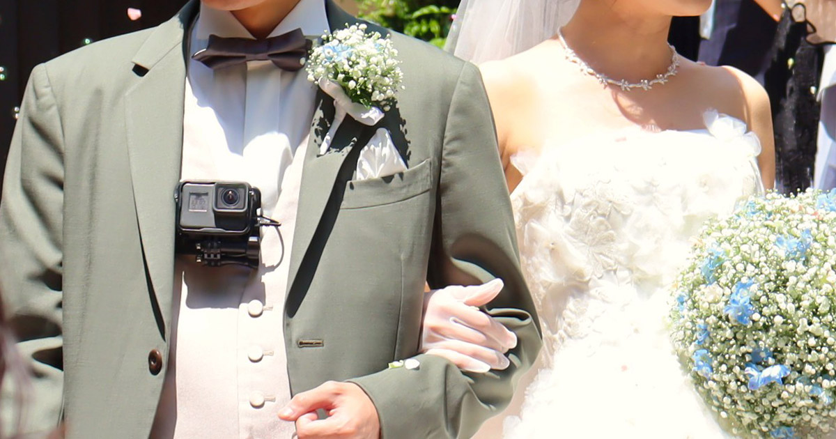 レンタル5000円 ゲストとの会話まで録画可能！GoProを高砂に置いておくと思い出に残ってオススメ📸marry マリー