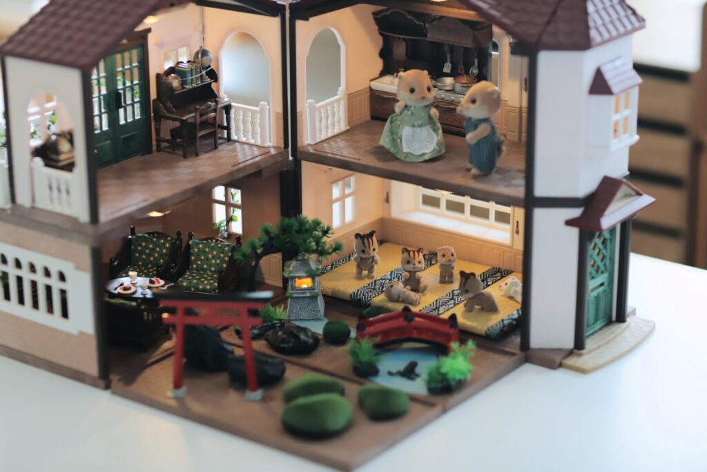 シルバニアのプレイテーブルはIKEAのLACKコーヒーテーブルがおすすめはまじMAMA's WORKs