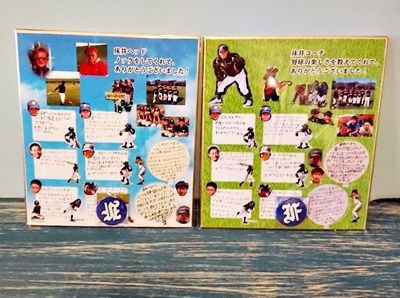 野球通信簿 3部 5部 10部 20部 通知表 卒団 卒部 卒業 送別会のプレゼント 色紙 メッセージ 記念品