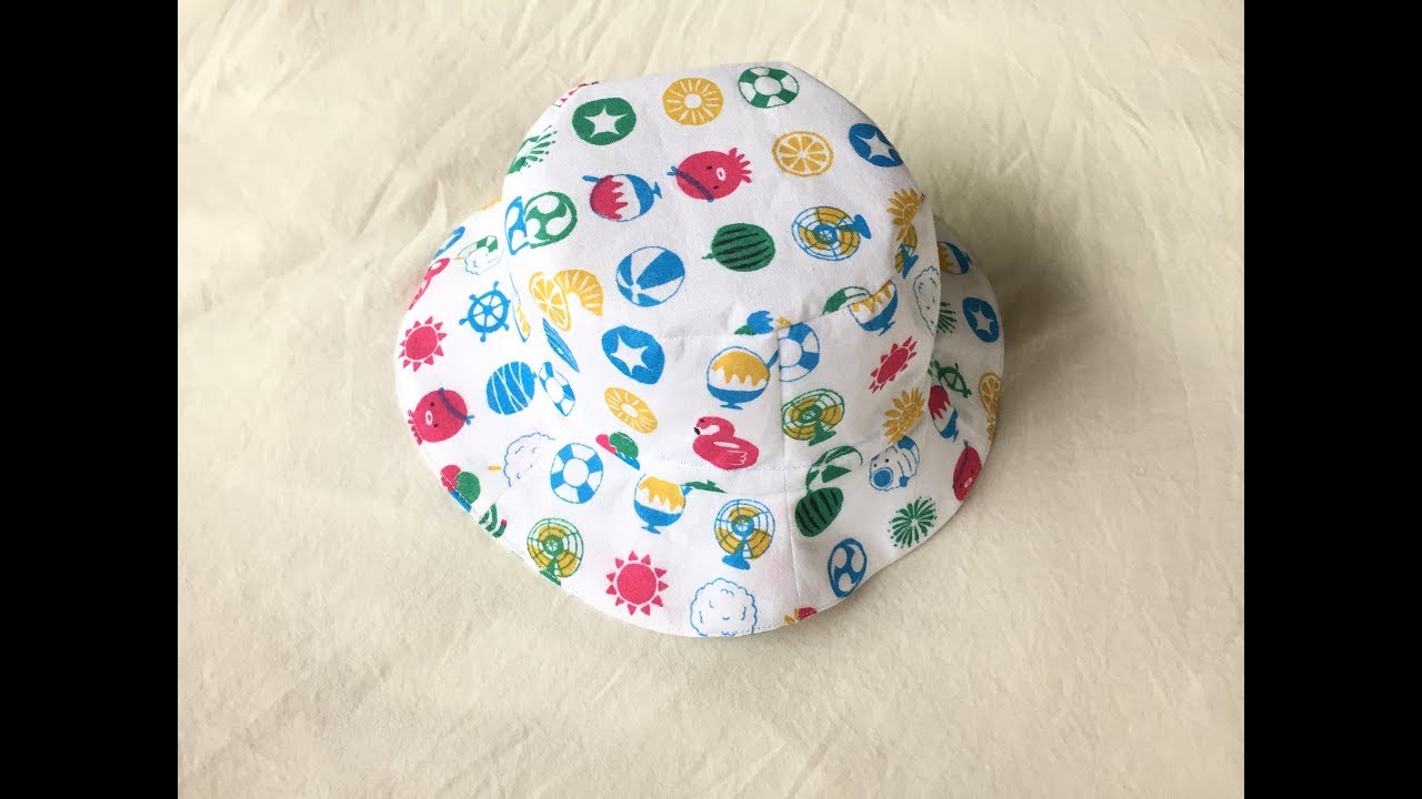 赤ちゃんサイズの帽子 チューリップハット の作り方How to make a baby hat