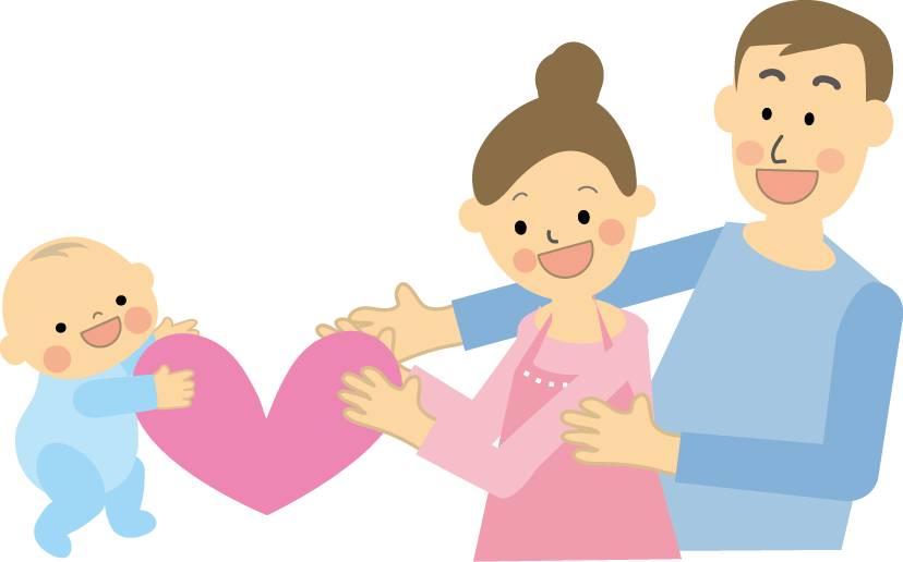 栄養・食べ物・料理 お菓子や料理を作るお母さんとこどものかわいいフリーイラストフタバのフリーイラスト