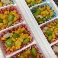 お弁当にぴったり！コーンおにぎり