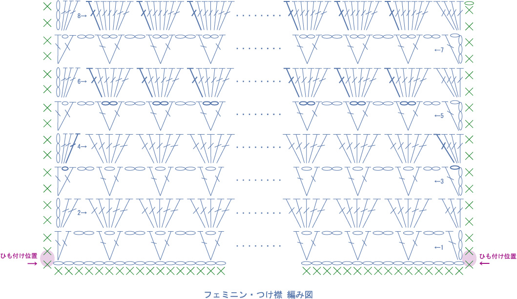 ハンドメイド かぎ編み ベビー スタイ つけ襟 手編み