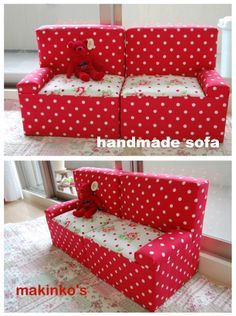 牛乳パックで子供用ソファ作り♪room*1204