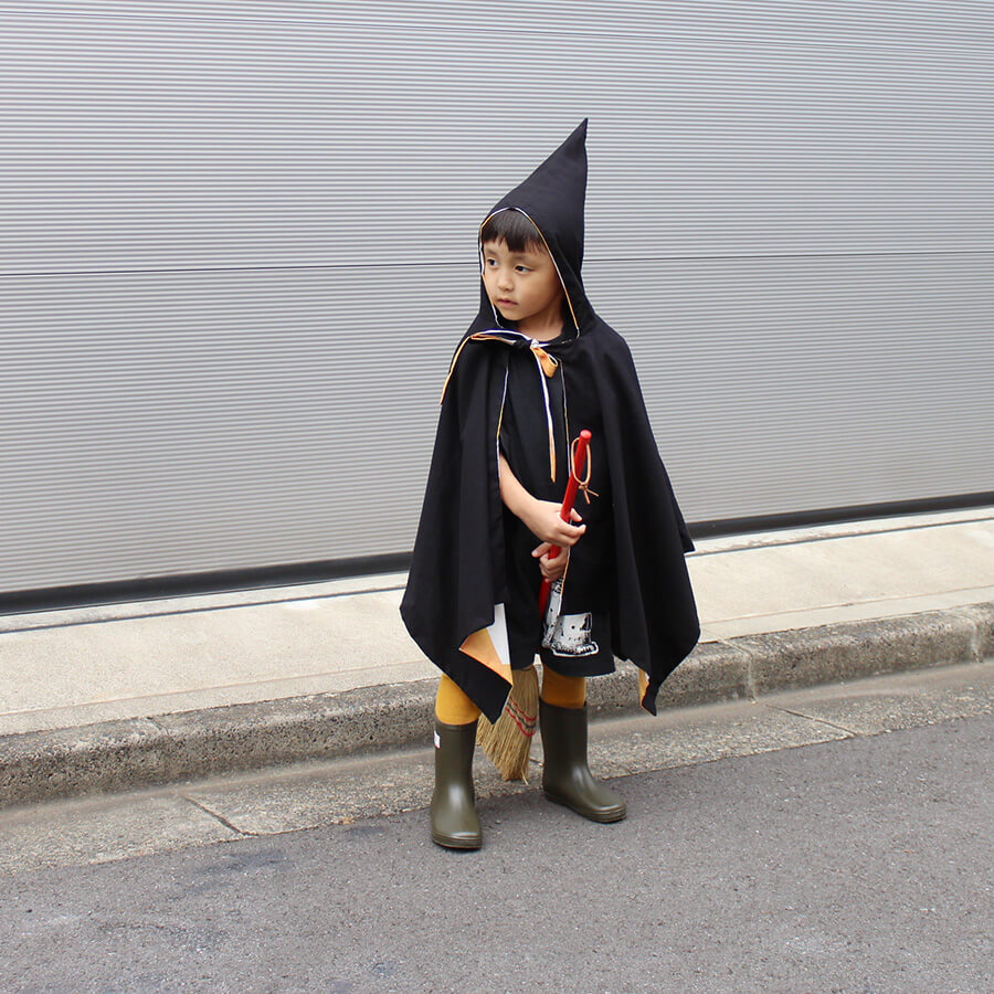 製作時間1分！100均で簡単お手軽「手作りハロウィンマント」nasaの子育てライフハック