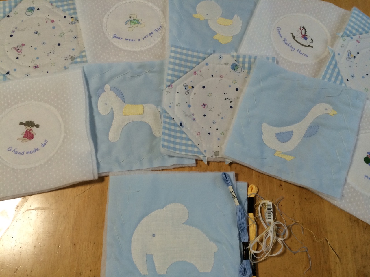 春色のおくるみ SOLD OUT ピンクとグリーンの星が可愛い！天使を迎えるためのベビーキルトシンプルでやさしい色のパッチワークキットベアーズポ