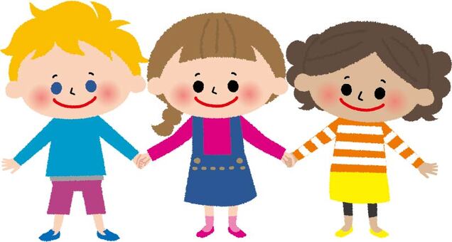 手を繋ぐ子どもと先生イラスト - No: 2051024無料イラスト・フリー素材なら「イラストAC」