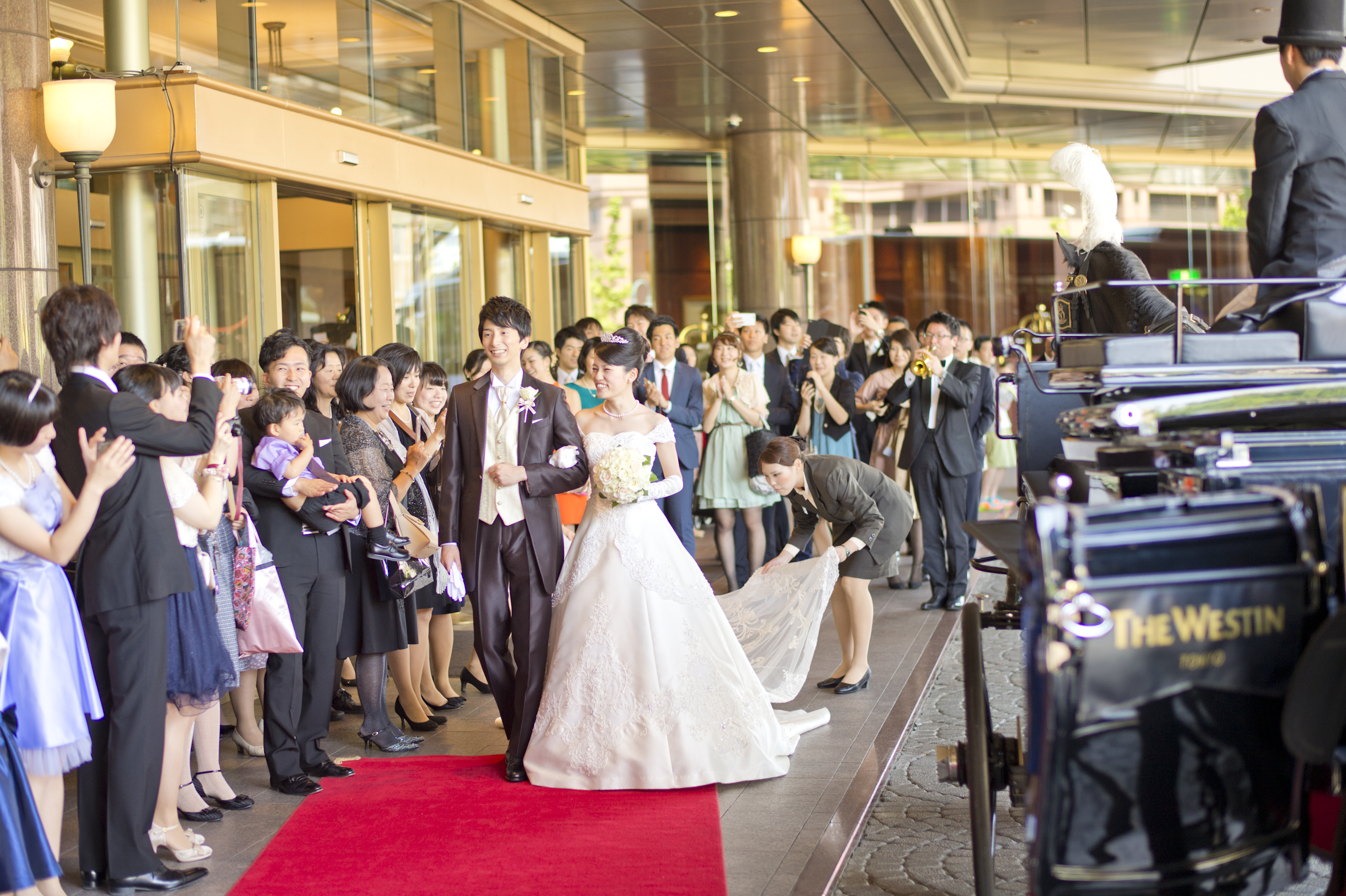 鐘を鳴らしたり、馬車に乗ったり、とても楽しい式になりました」口コミ・評判軽井沢白樺高原教会 ホテルグリーンプラザ軽井沢 ウエディングパーク