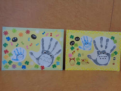 0歳児〜2歳児の乳児さんにもおすすめ◎手形でできる、可愛いおばけの作り方ほいくびより