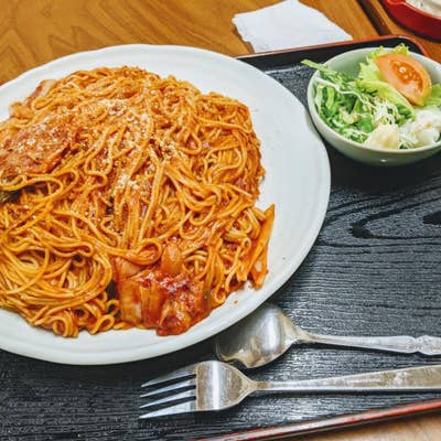 ボリューム満点！大衆食堂たんぽぽ【栃木県小山市】ジャンボオムライス ナポリタン カツカレー チャーハンとり唐揚げセット