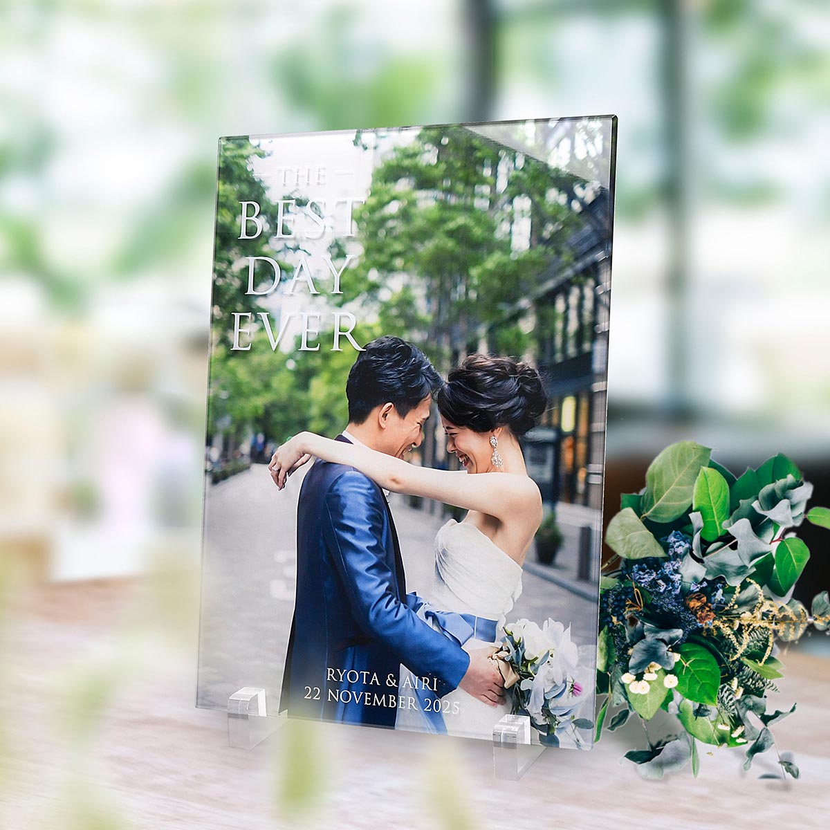 フォトウェルカムボード A2サイズ・パネル印刷 Design No.21 納期２週間Rd