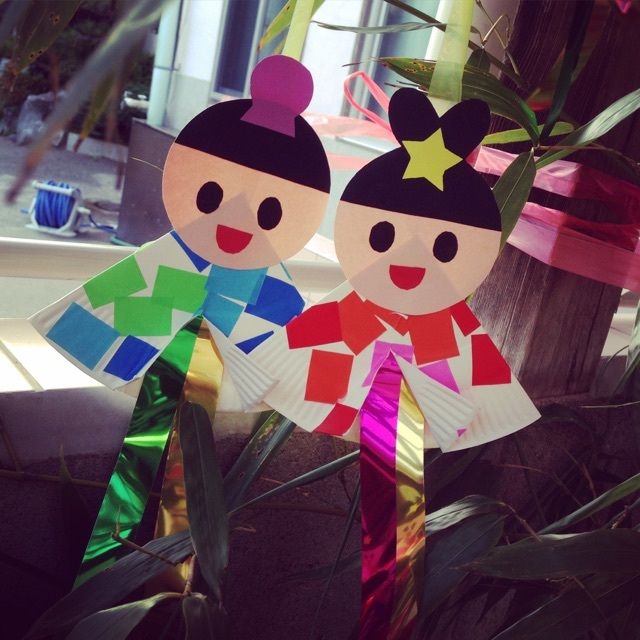 むらさきの保育園 七夕製作ニチイキッズ北上むらさきの保育園ニチイキッズ