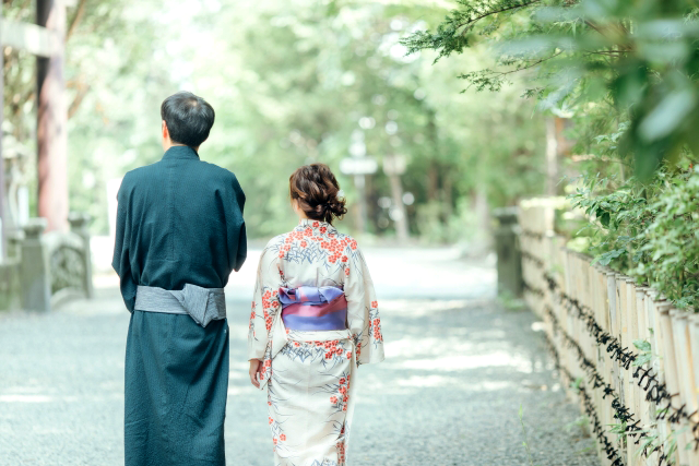 浴衣カップルプラン浅草着物レンタル和楽