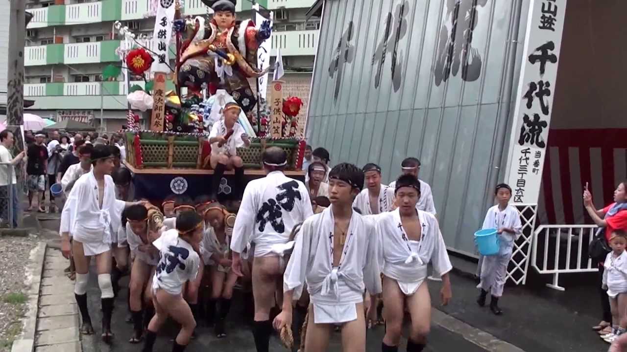 博多祇園山笠2024 ②紫のぞうはトマトがお好き