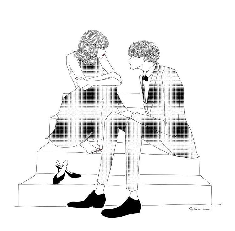 あまいの - 平泉春奈によるカップルイラスト恋愛漫画動画