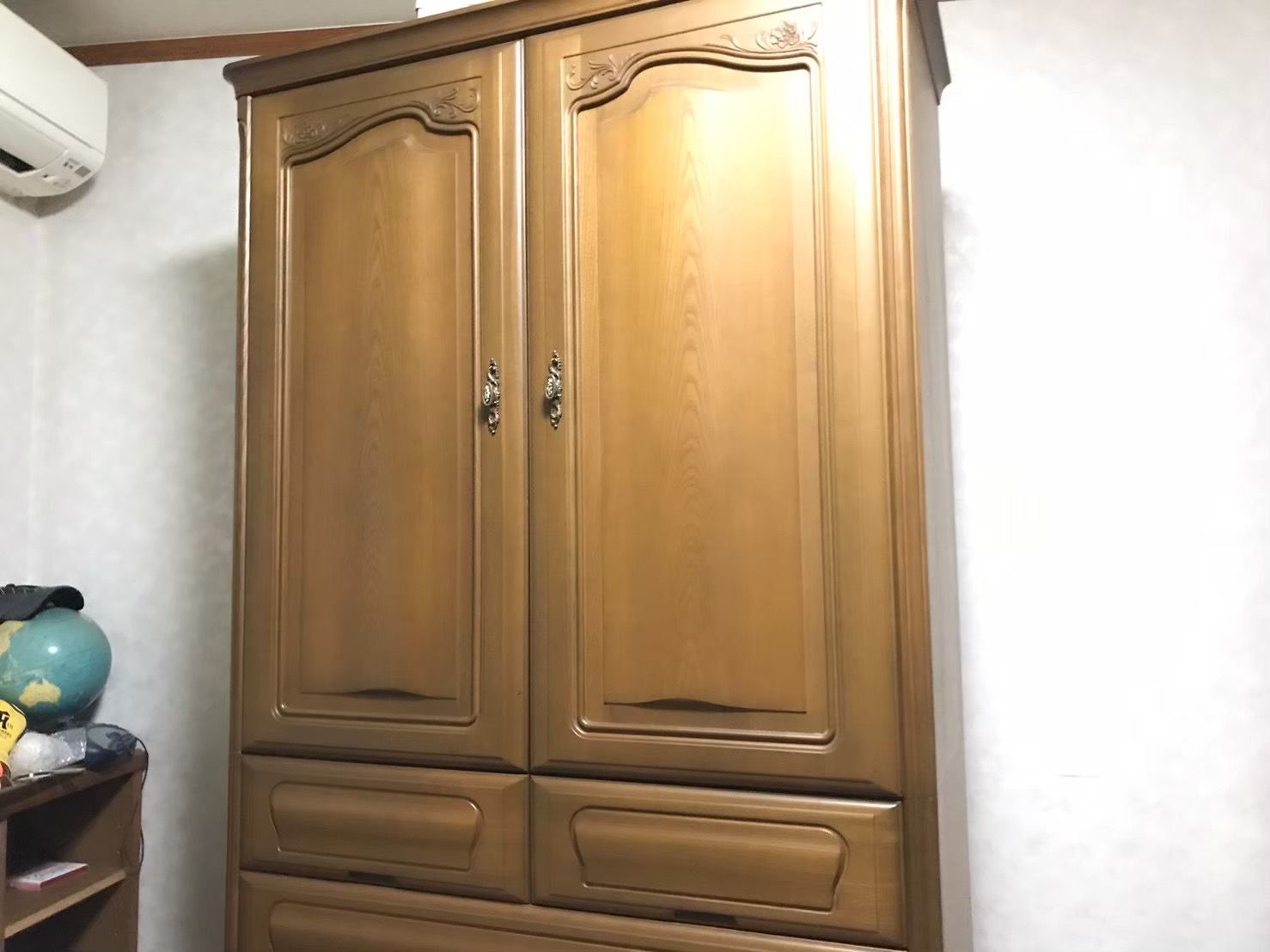 奥行きのある婚礼家具は圧迫感が 600mm→400mmにサイズダウン！製作ストーリー家具のリメイクオーダーメイド＆リメイク＆オリジナル家具の工房 ROOTS FACTORY ルーツファクトリー 東京・大阪