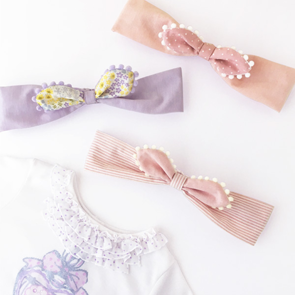 ベビーヘアバンド」でおしゃれに変身！初心者さんも挑戦しやすい、簡単な作り方をご紹介キナリノ