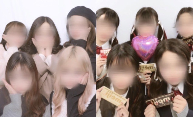 家放？ ギャルカップルのプリクラ落書きの誤字がひどすぎて小学生レベル 笑