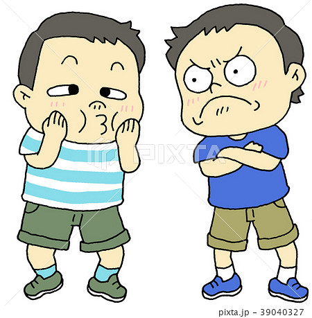 人物 女の子 子供 変顔のイラスト素材 - PIXTA