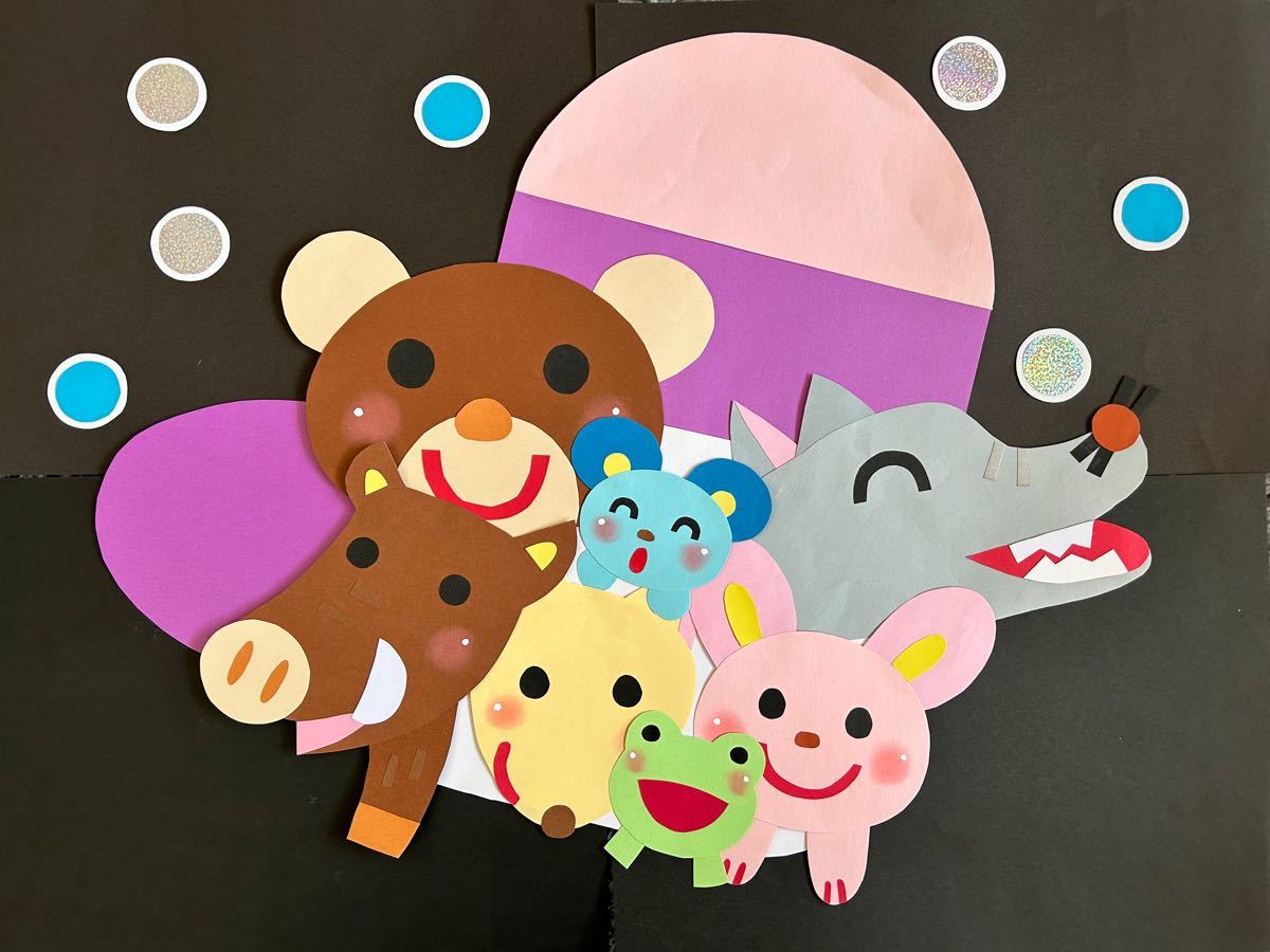 冬製作🧤 今回は手袋の製作を考えました😊保育製作 保育園 製作 製作活動 1月製作 2月製作 冬製作 製作遊び 指スタンプ ちぎり絵 ハサミ練習 はじき絵 糸通し 幼児製作 乳児製作 製作アイデア