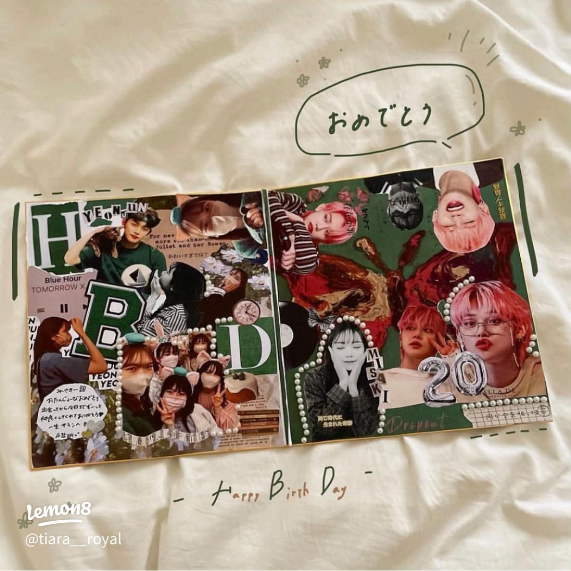 彼氏の誕生日に！モノクロ写真でおしゃれにプレゼント！ 手作りアルバムアルバムキッチン