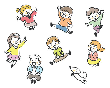 子どものフリーイラスト素材一覧商用可