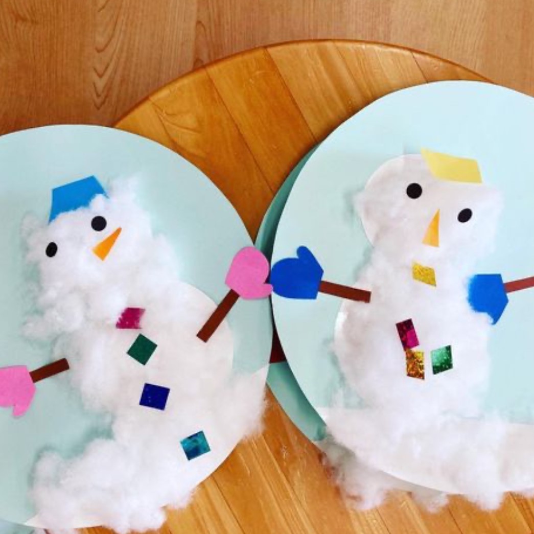 保育園 2月 壁面・製作 雪だるまアイデア5選！花紙・毛糸・折り紙など保育士のお仕事静岡