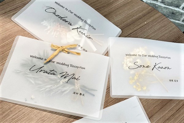 参考になる！席札に添える一言メッセージ文例WOLCA