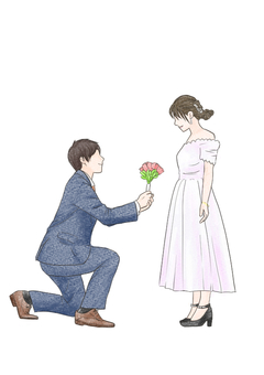 かすみ草の花束・プロポーズ・誕生日に ベイビーズブレス お花の通販フラワーギフトの全国発送花ギフト 花以想 はないも